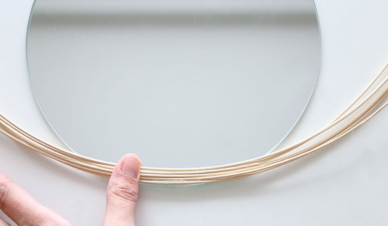 tutoriel miroir décoratif sur mesure 